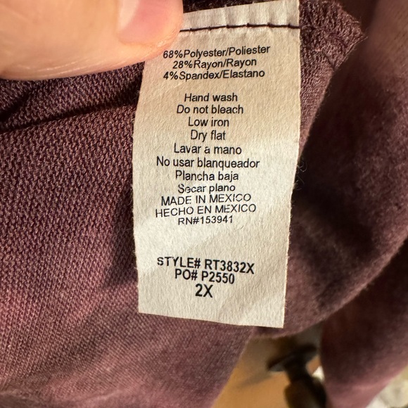 Ladies new with tags size 2X pullover by Misia Curvy - Picture 5 of 13